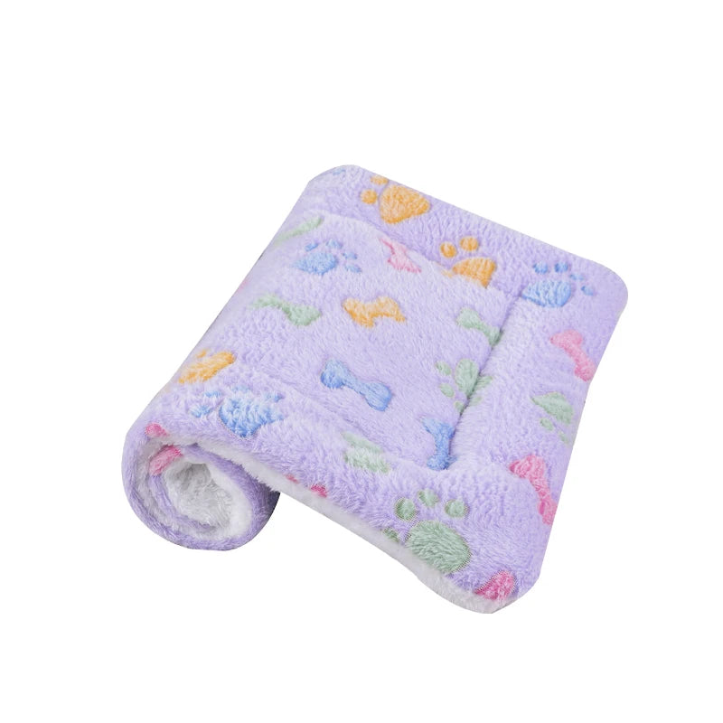 Soft Flannel Dog Blanket — Washable & Cozy