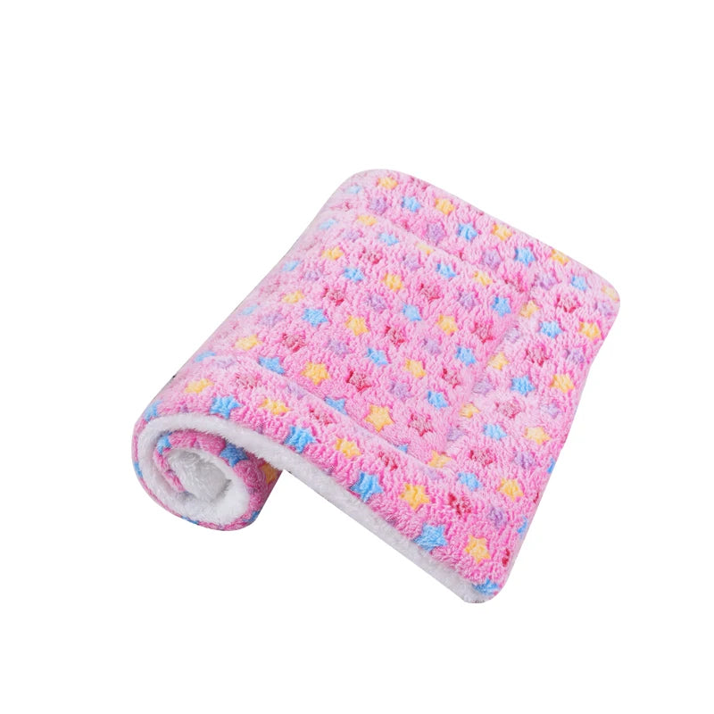 Soft Flannel Dog Blanket — Washable & Cozy