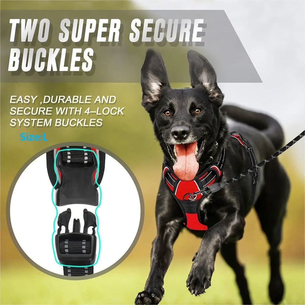 No-Pull Dog Harness — Reflective & Adjustable