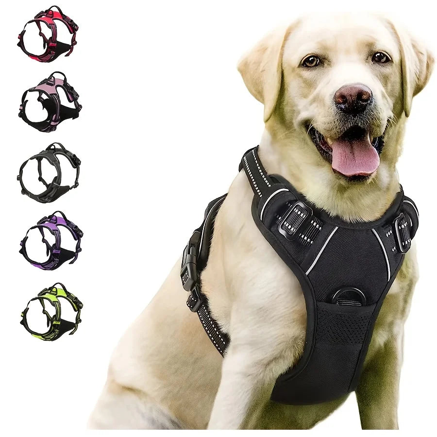 No-Pull Dog Harness — Reflective & Adjustable