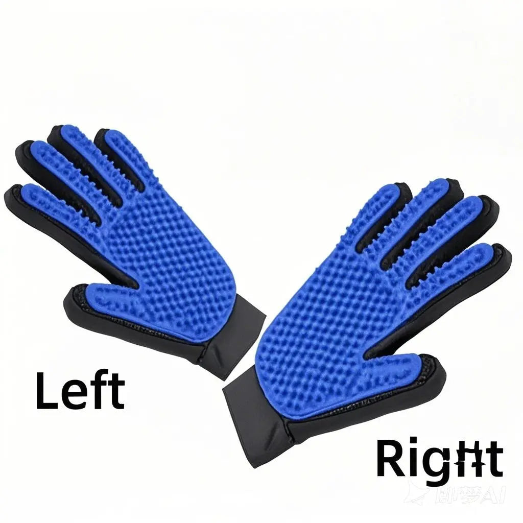 Pet Grooming & Massage Glove — Deshedding Brush