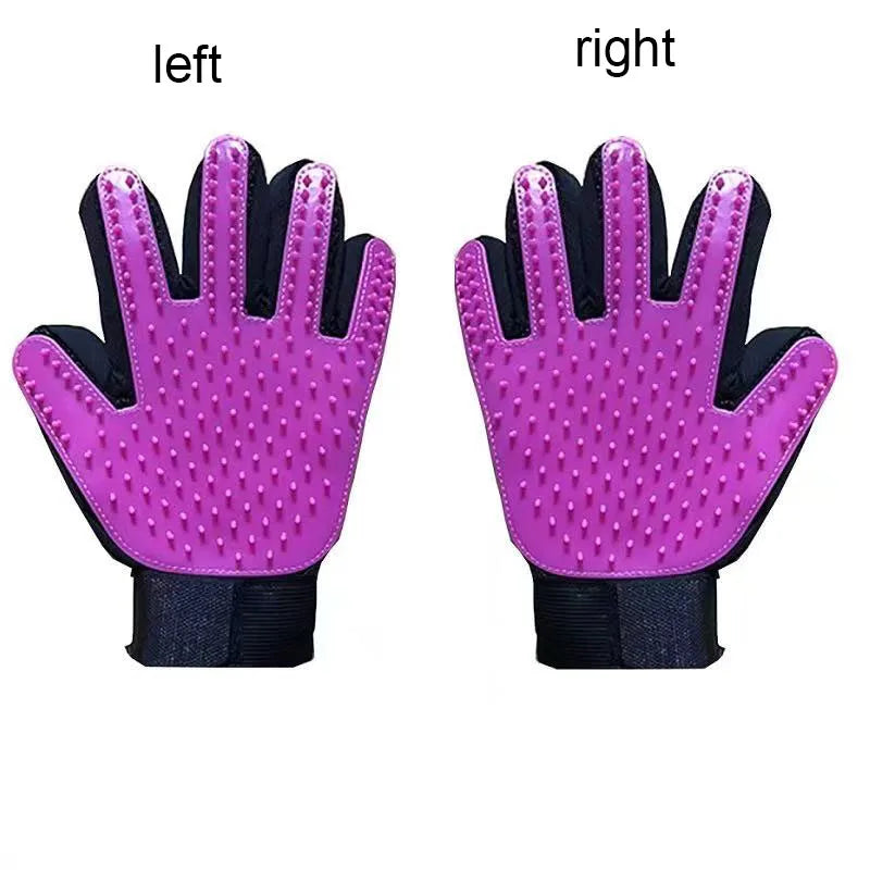 Pet Grooming & Massage Glove — Deshedding Brush