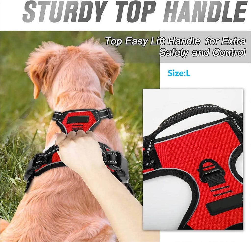 No-Pull Dog Harness — Reflective & Adjustable