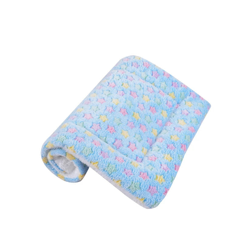 Soft Flannel Dog Blanket — Washable & Cozy