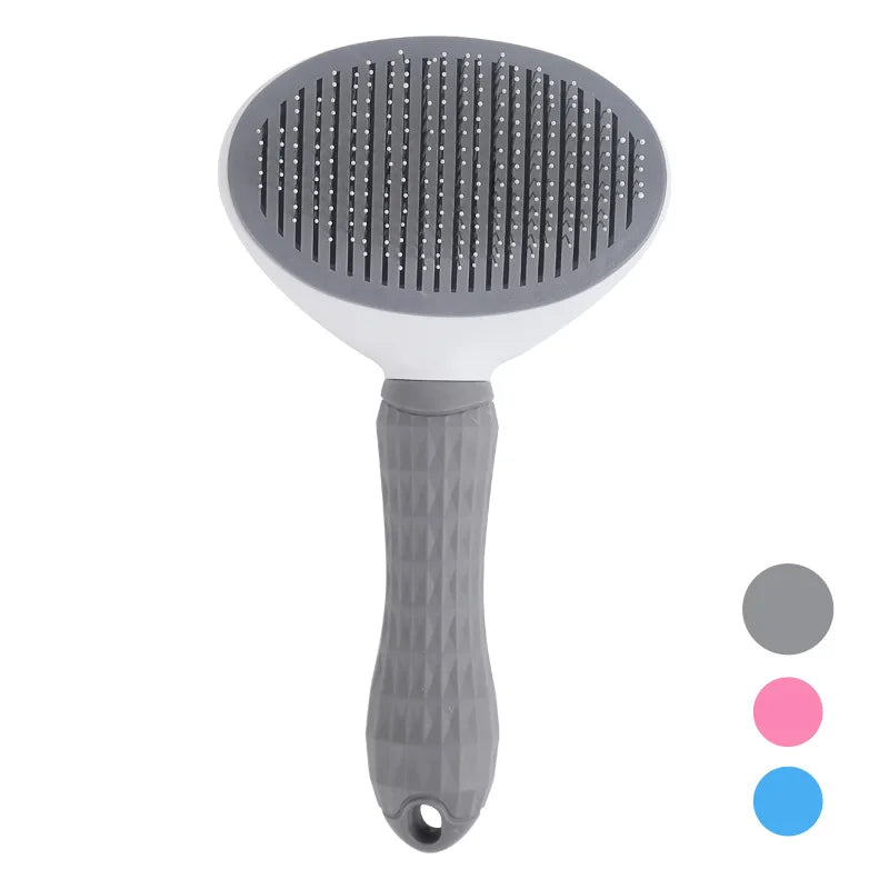Self-Cleaning Slicker Brush — Dog & Cat Grooming