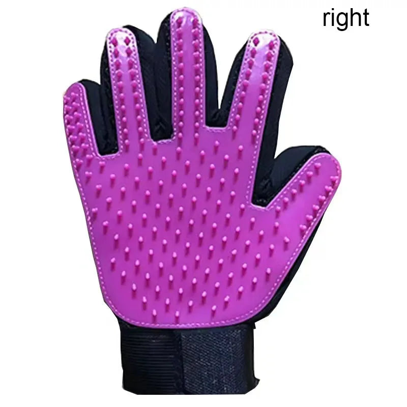 Pet Grooming & Massage Glove — Deshedding Brush