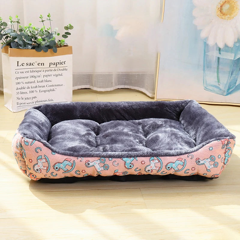 Plush Dog Sofa Bed — Ultra-Soft & Washable