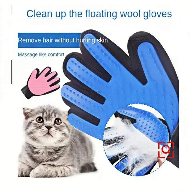 Pet Grooming & Massage Glove — Deshedding Brush