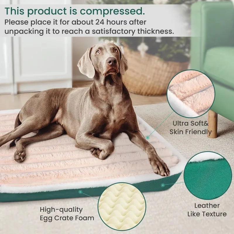 Calming Dog Mat — Memory Foam & Washable Cover