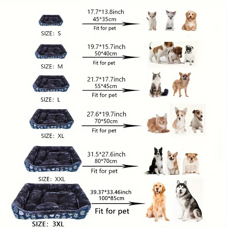 Plush Dog Sofa Bed — Ultra-Soft & Washable