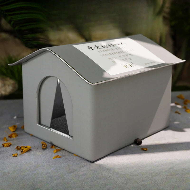 Waterproof Outdoor Dog House — Foldable & Warm