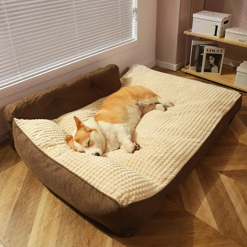 Cozy Dog & Cat Bed — Soft Nest