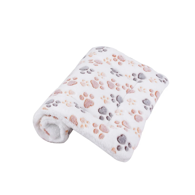 Soft Flannel Dog Blanket — Washable & Cozy