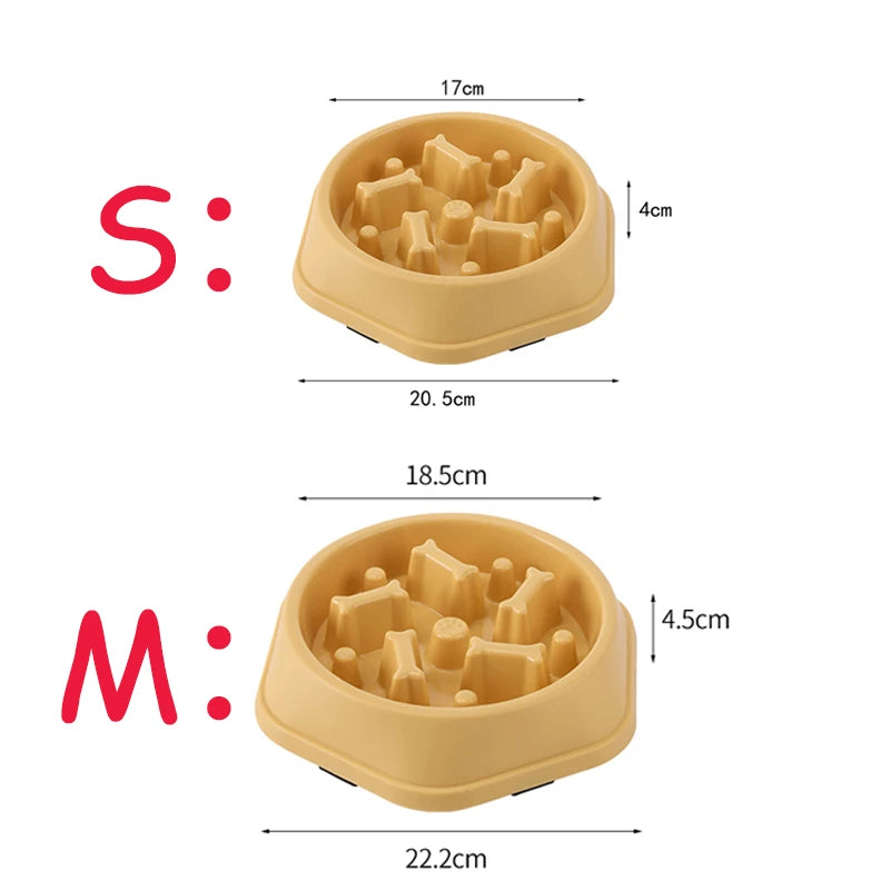 Slow Feeder Dog Bowl — Anti-Bloat Puzzle Bowl