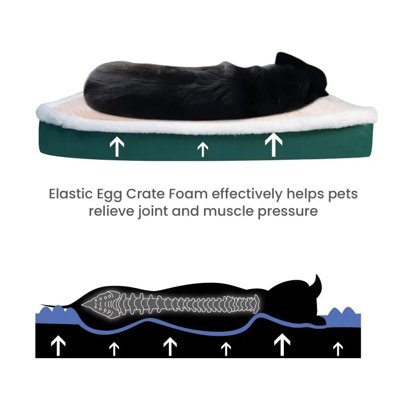 Calming Dog Mat — Memory Foam & Washable Cover