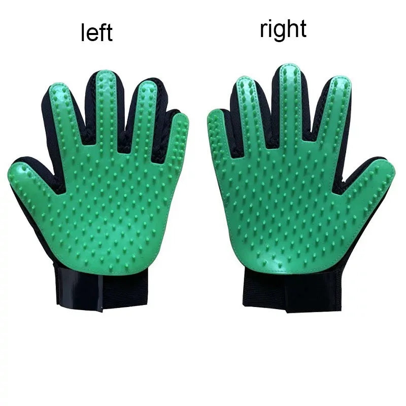 Pet Grooming & Massage Glove — Deshedding Brush
