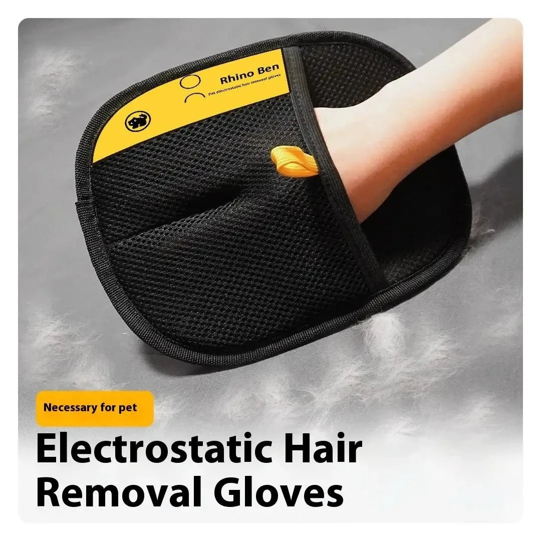 Pet Grooming & Massage Glove — Deshedding Brush